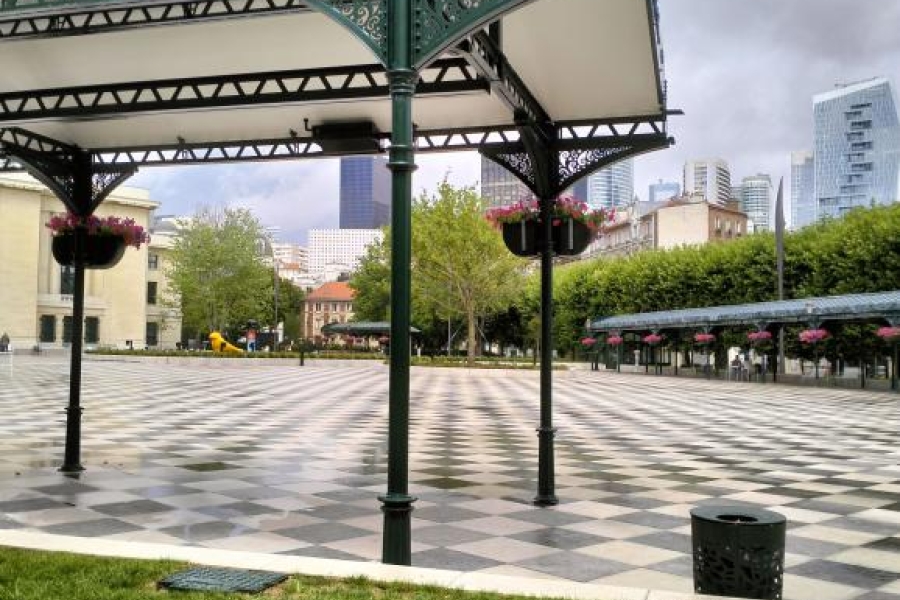 La nouvelle esplanade de la mairie de Puteaux